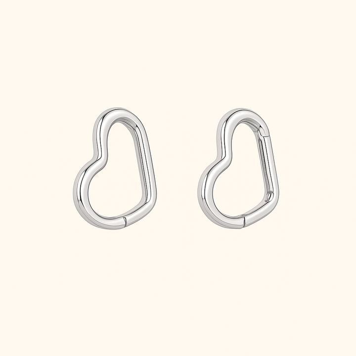 HEARTS Earrings | Silver