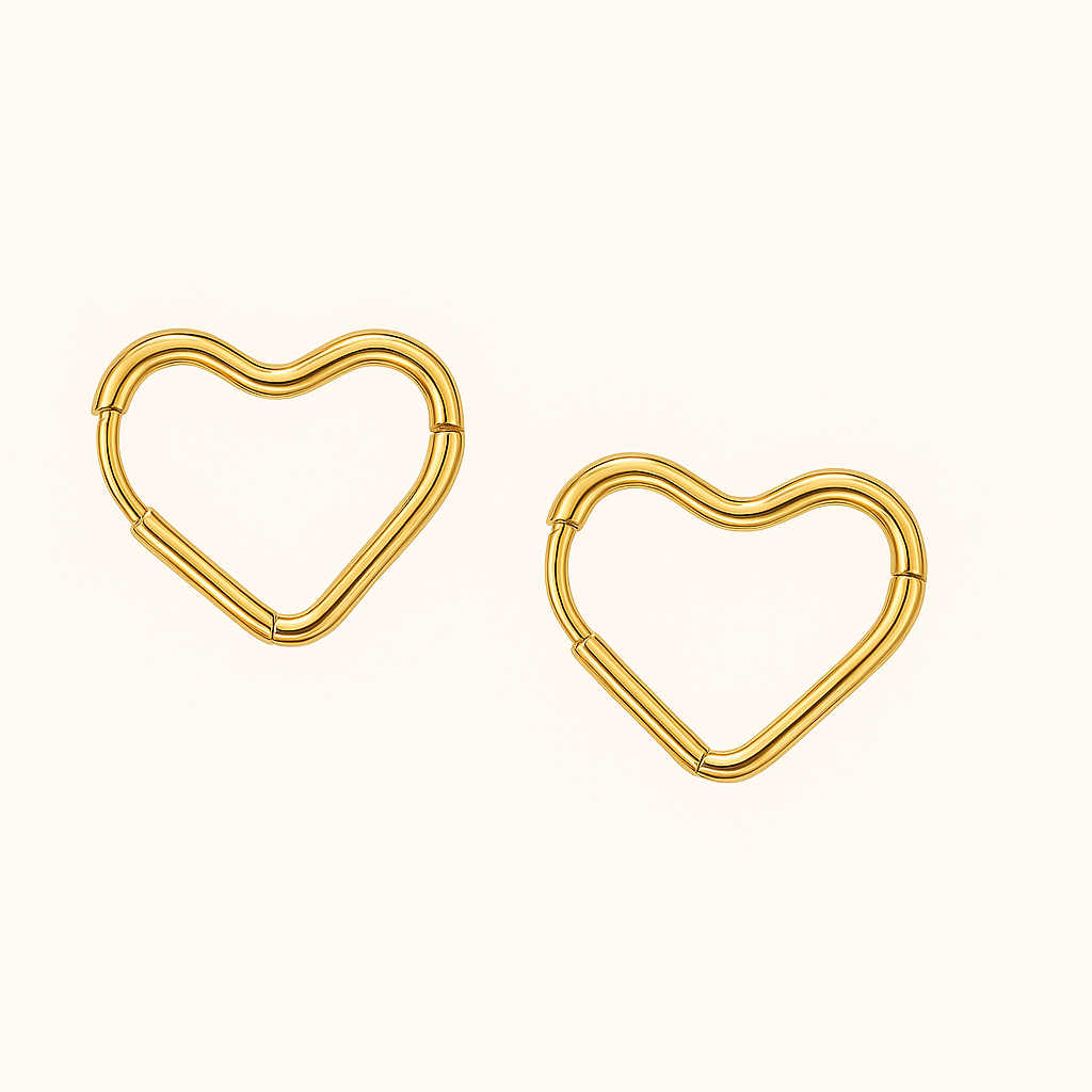 HEARTS Earrings | Silver