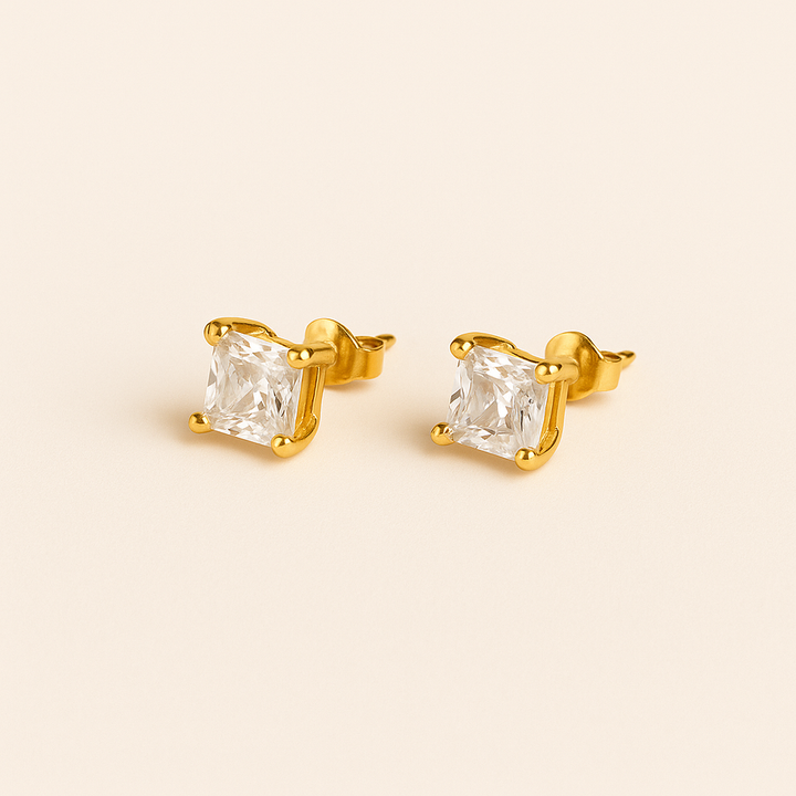 APRIL Earrings with Zircon