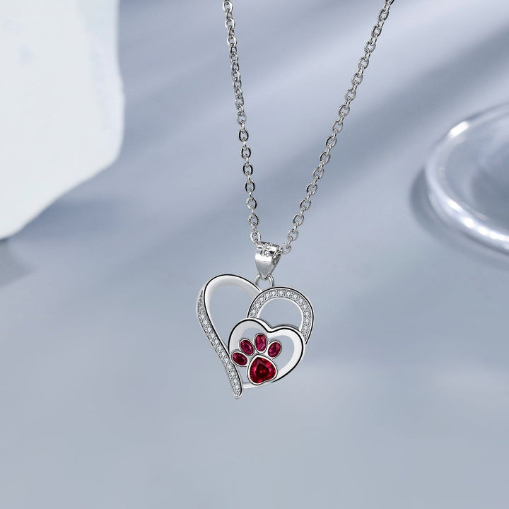 Charmantes Pfotenabdruck Necklace