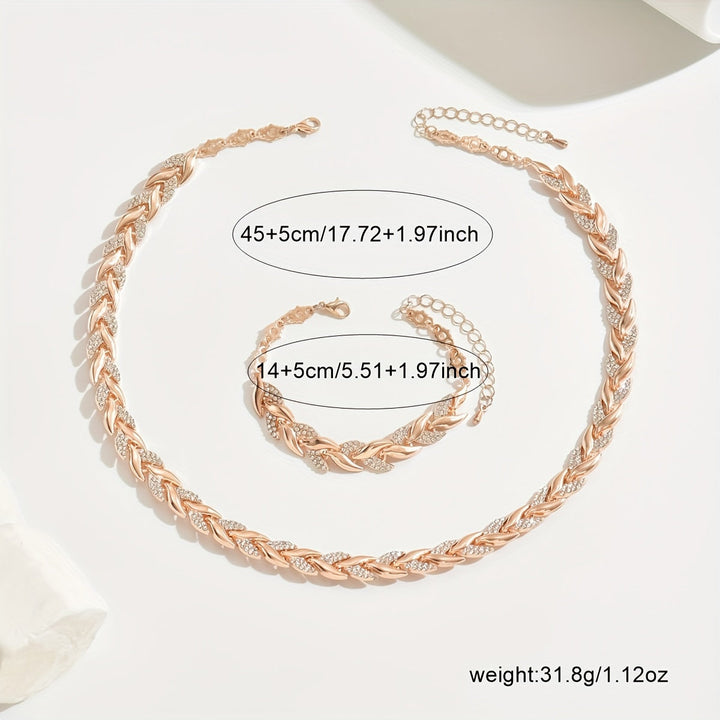Crystal set with fishtail design