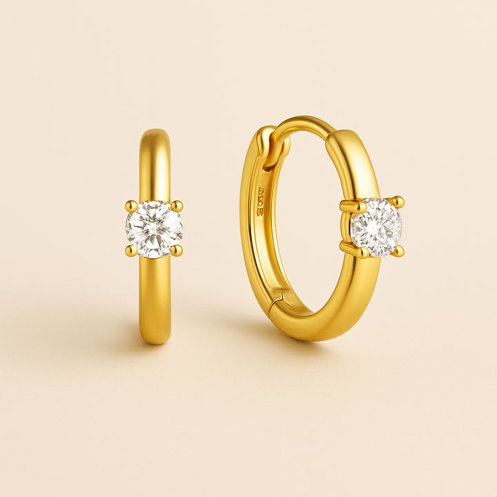 MORGANA Earrings with Diamonds