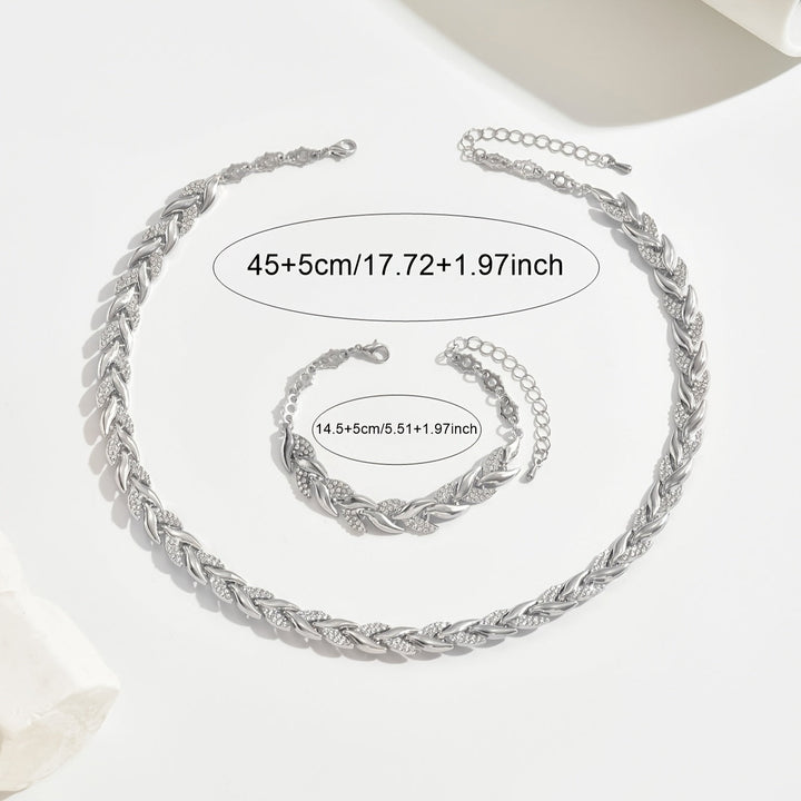 Crystal set with fishtail design