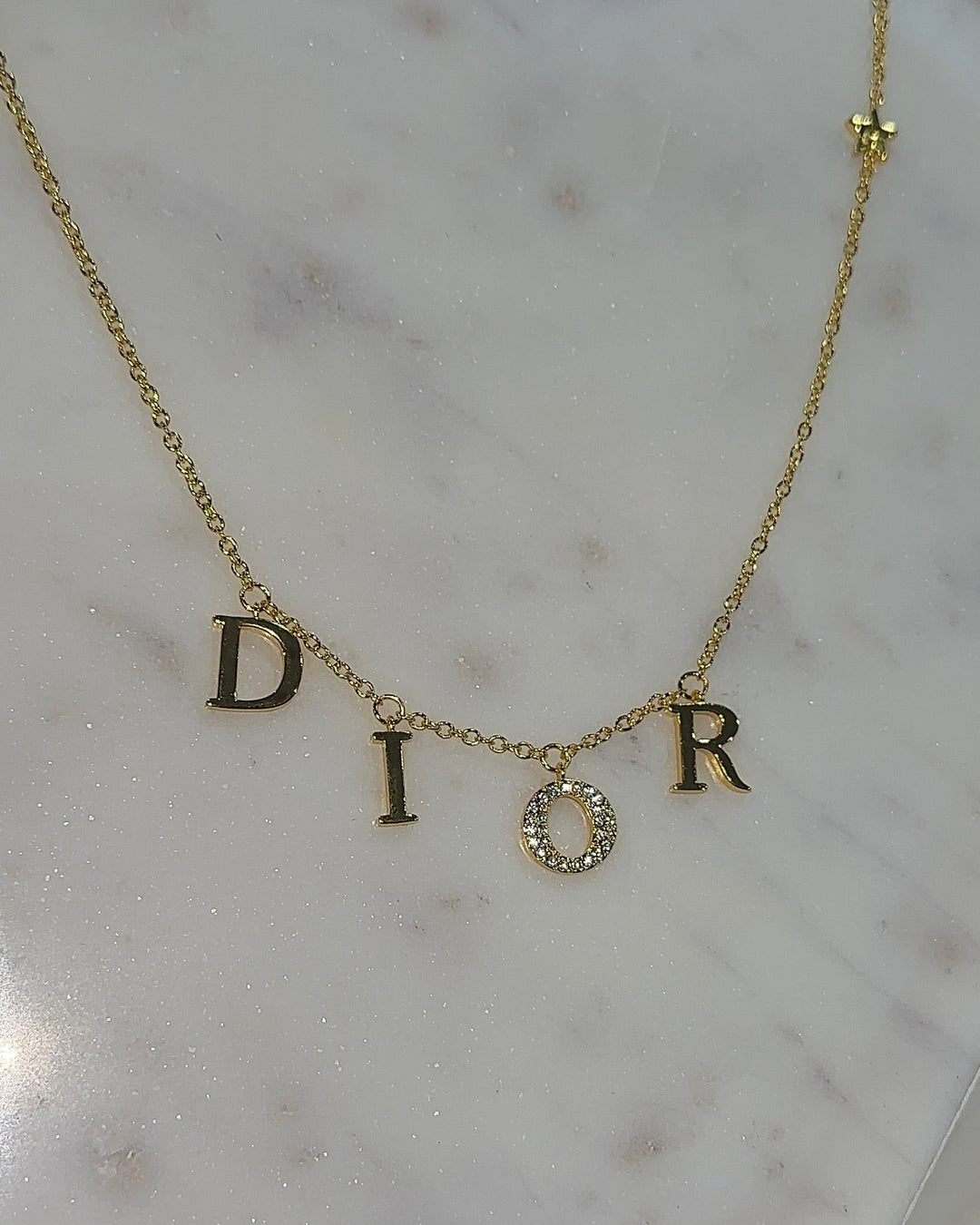 CANNES Golden Letter Chain