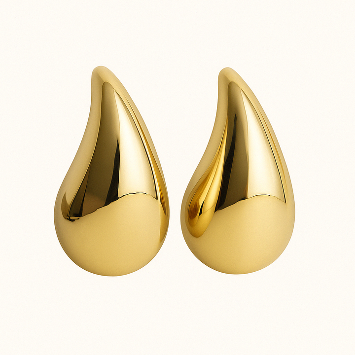ELLA Water Drop Earrings | Gold