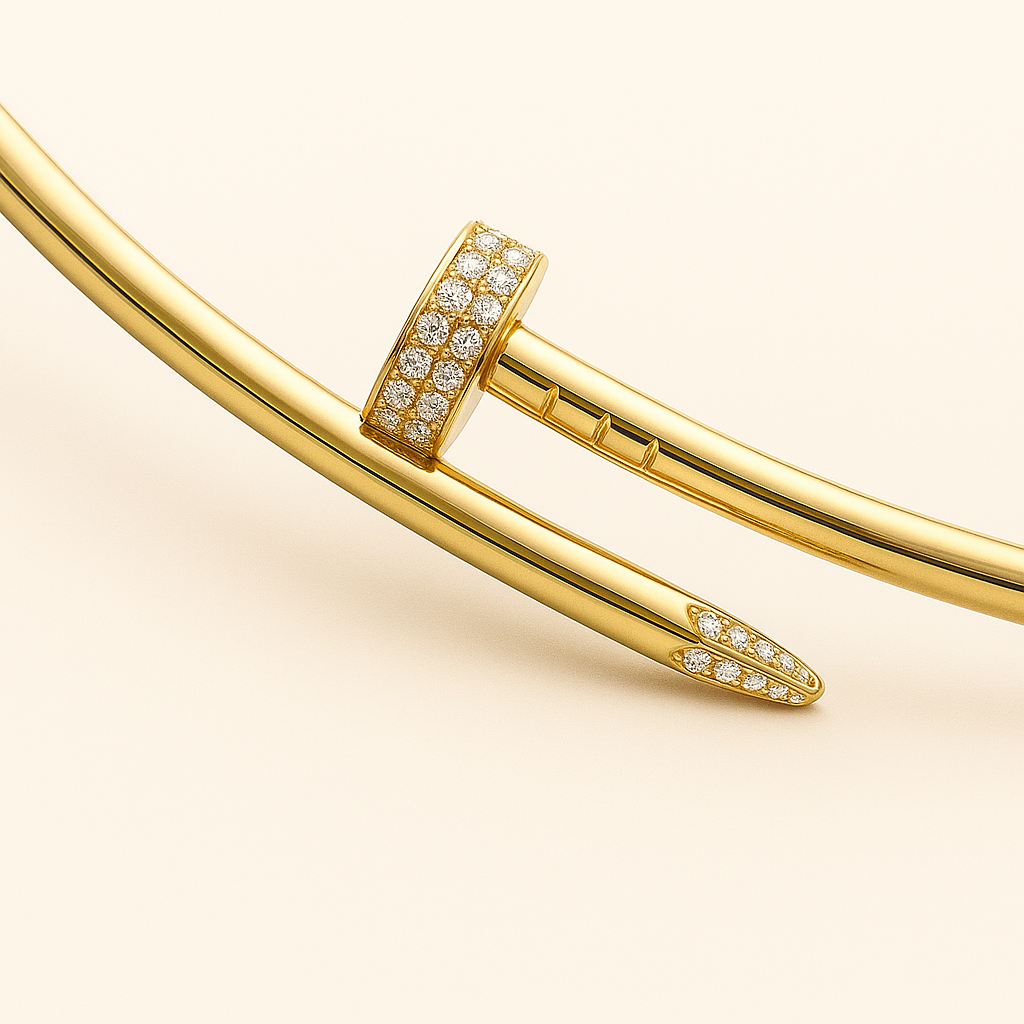 NAIL Necklace with Zircon