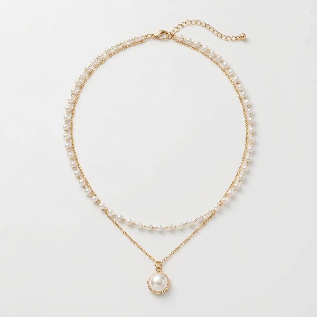 Shimmering Pearl Necklace