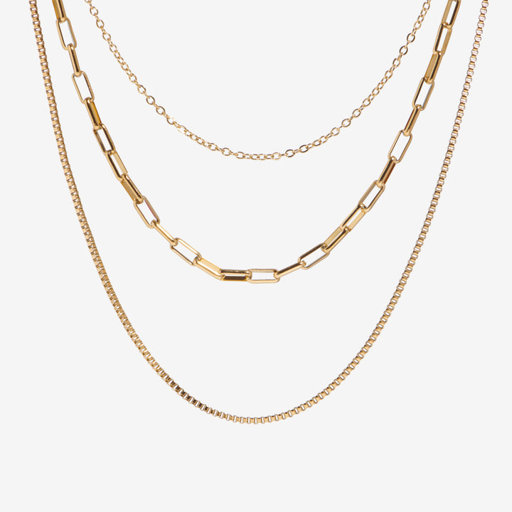 SOLARA Gold Layered Choker