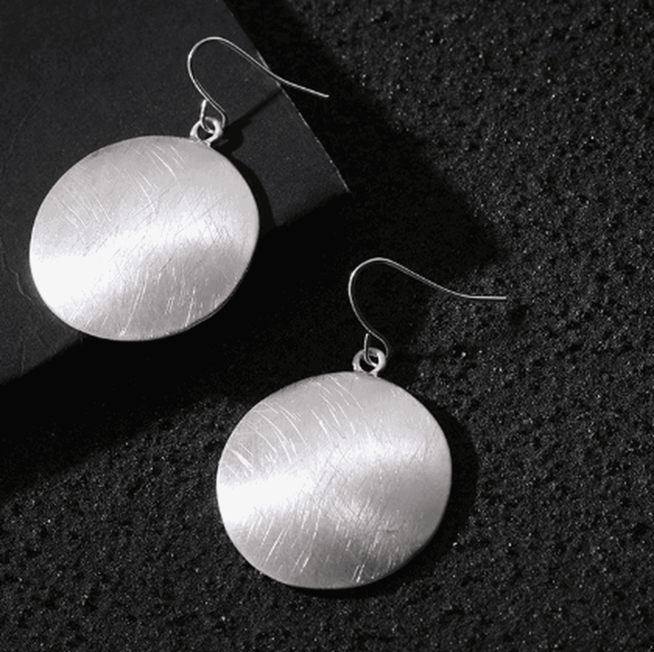 Retro Gold Record Earrings